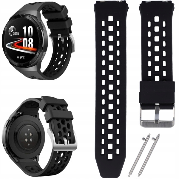 

Pasek do Huawei Watch GT2e Jak oryginał Czarny