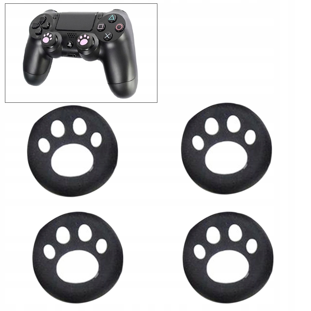 4 SZT. NAKŁADEK NA ANALOGI JOYSTICKA (BIAŁE)