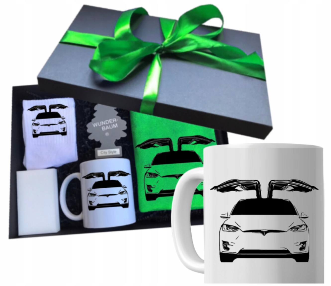 Sada Dárek k narozeninám a jmeninám pro řidiče auta Tesla