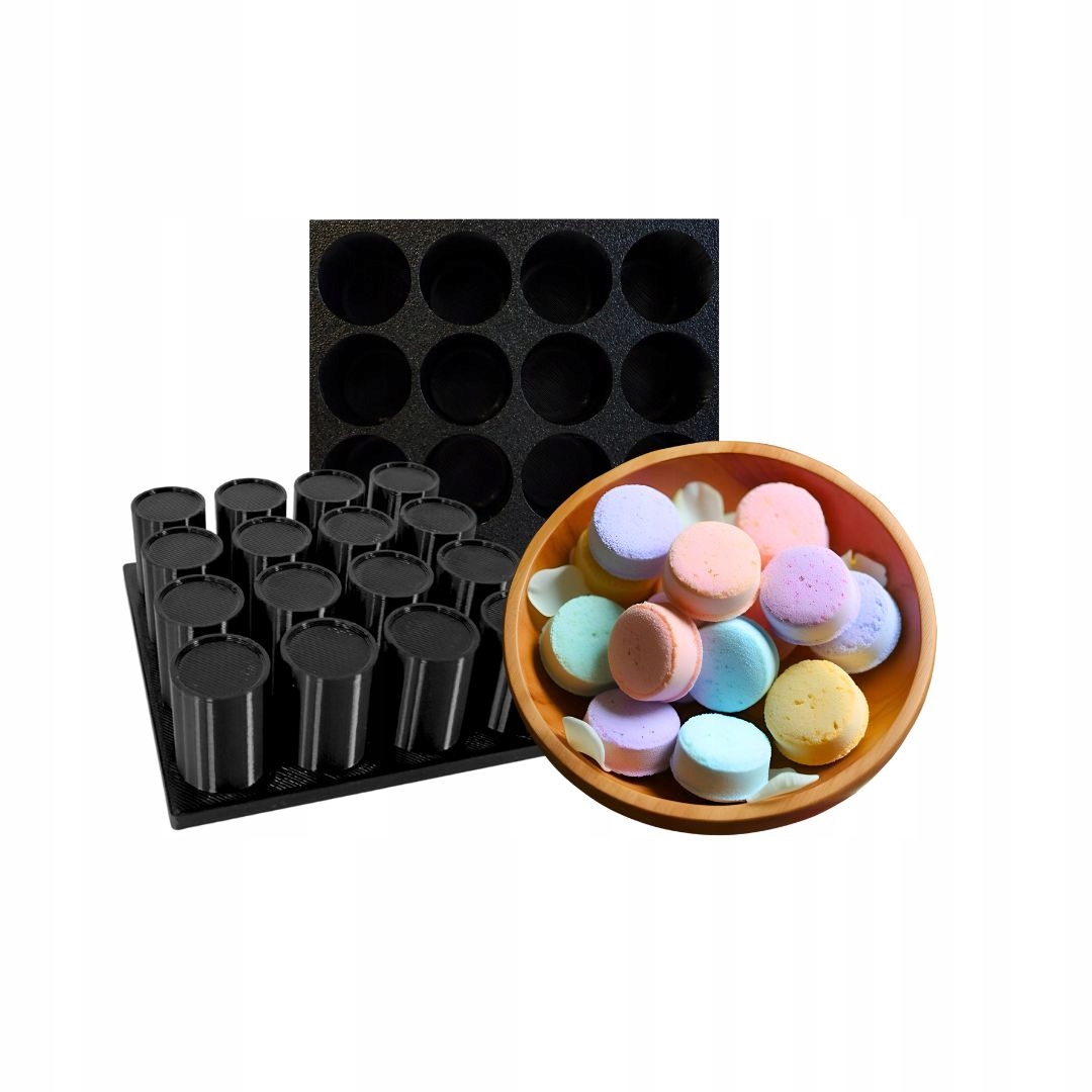 Lis na koupelové koule Pastylky Do Koupele – forma na koupelové bomby