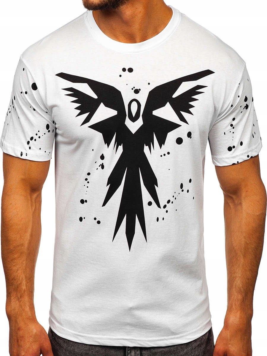 

T-shirt Męski Koszulka Biała 300 Rozmiar_l
