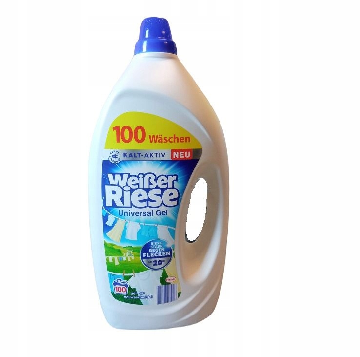 Levně Gel – Tekutý Prací Prostředek Weiber Riese Universal Gel 4,5 L – 100 Praní