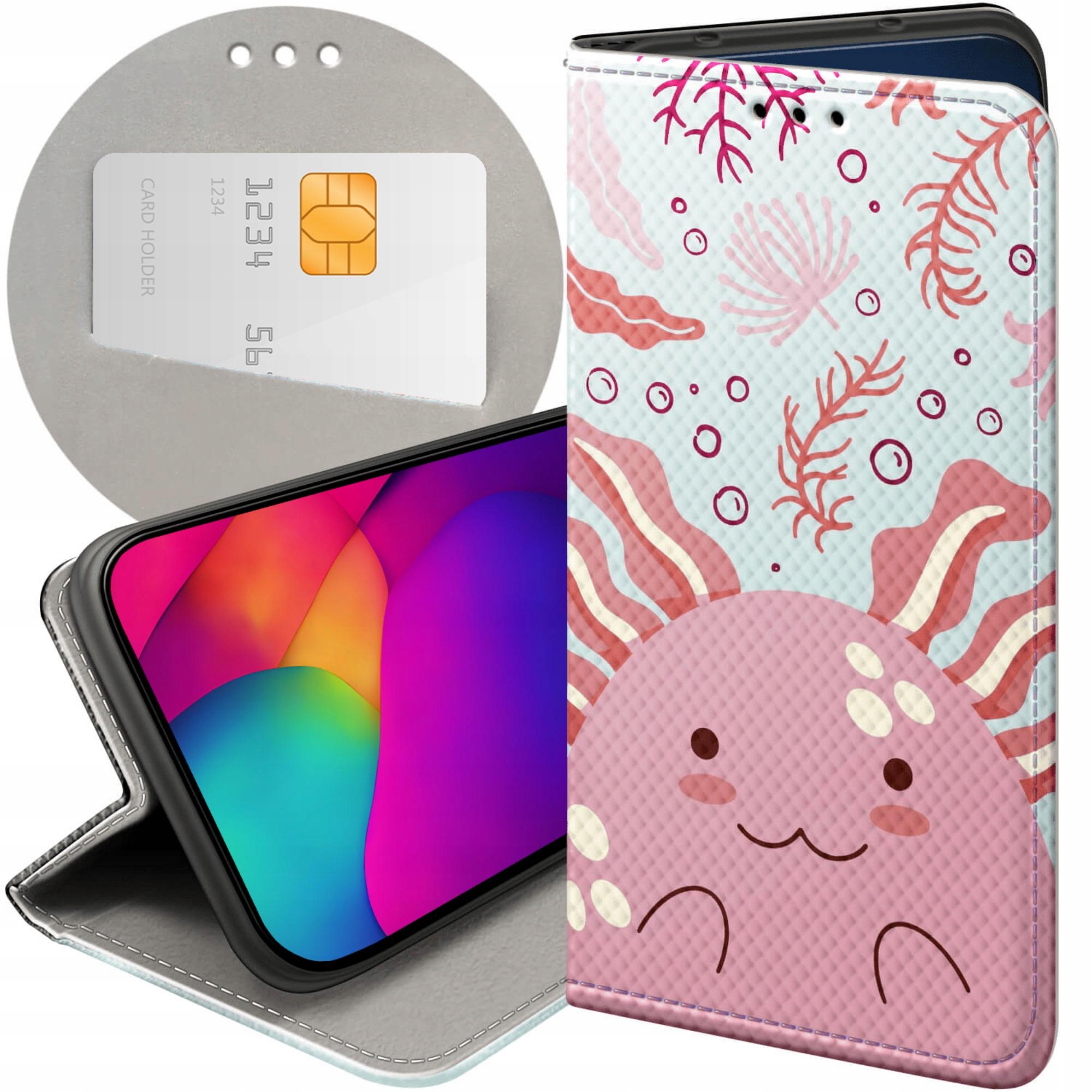 Etui Do Xiaomi Redmi 15 4G 5G Axolotl Aksolotl Z Aksolotlem Futerał