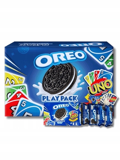 Levně 3x Sušenky Oreo sendvičové Uno karty Play vietnamské jako dárek 257,6 g