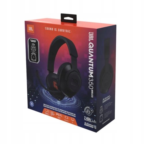 Jbl Quantum 350 Headphone Wireless Gaming Headset with Microphone, (usb)
