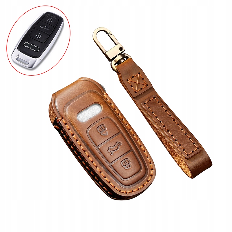 Брелок для Audi A8 S3 S6 S7 шкіряний чохол