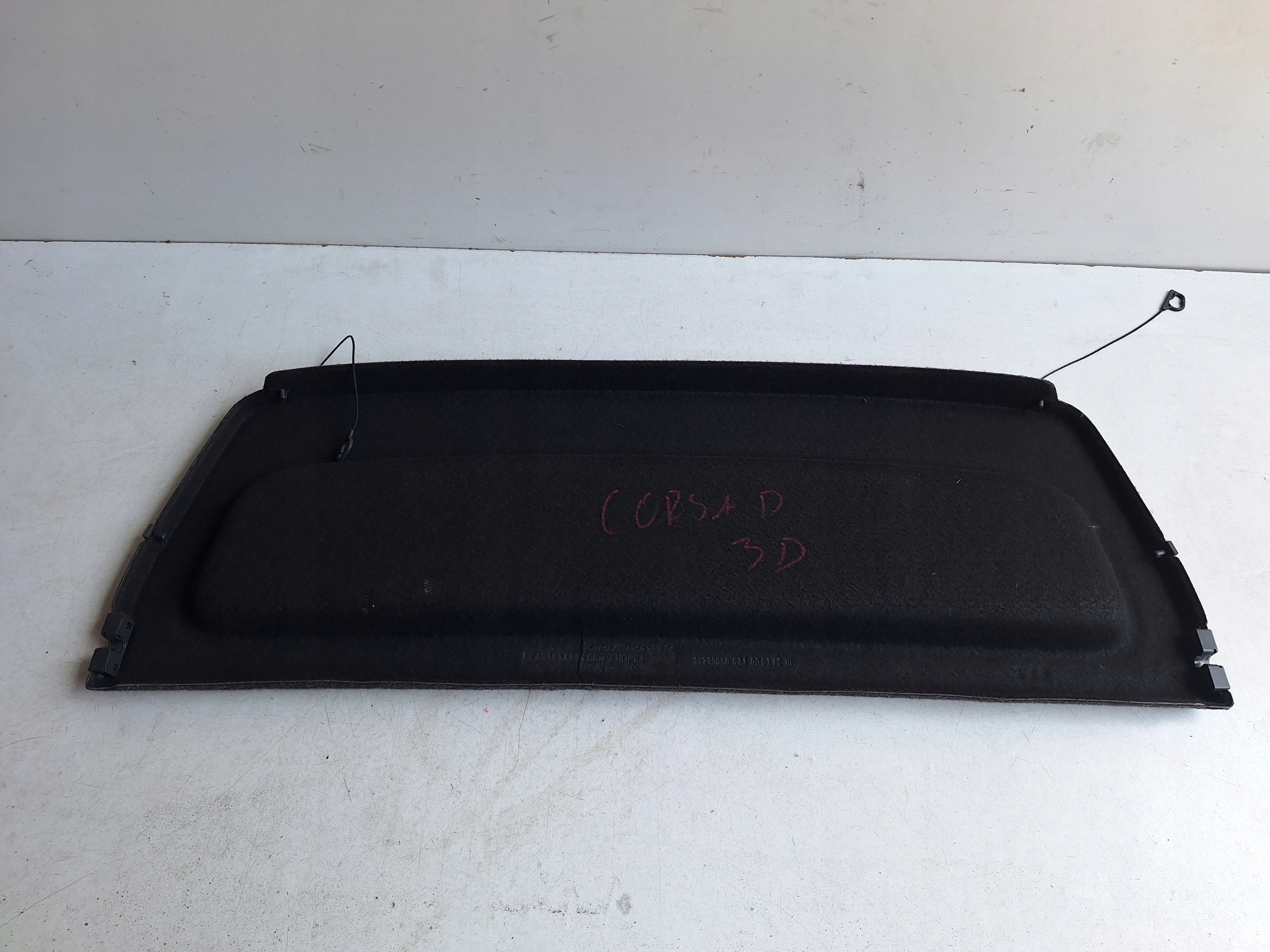 OPEL CORSA D LIFT 11-14 hinten abdeckung, hutablage 3-tür