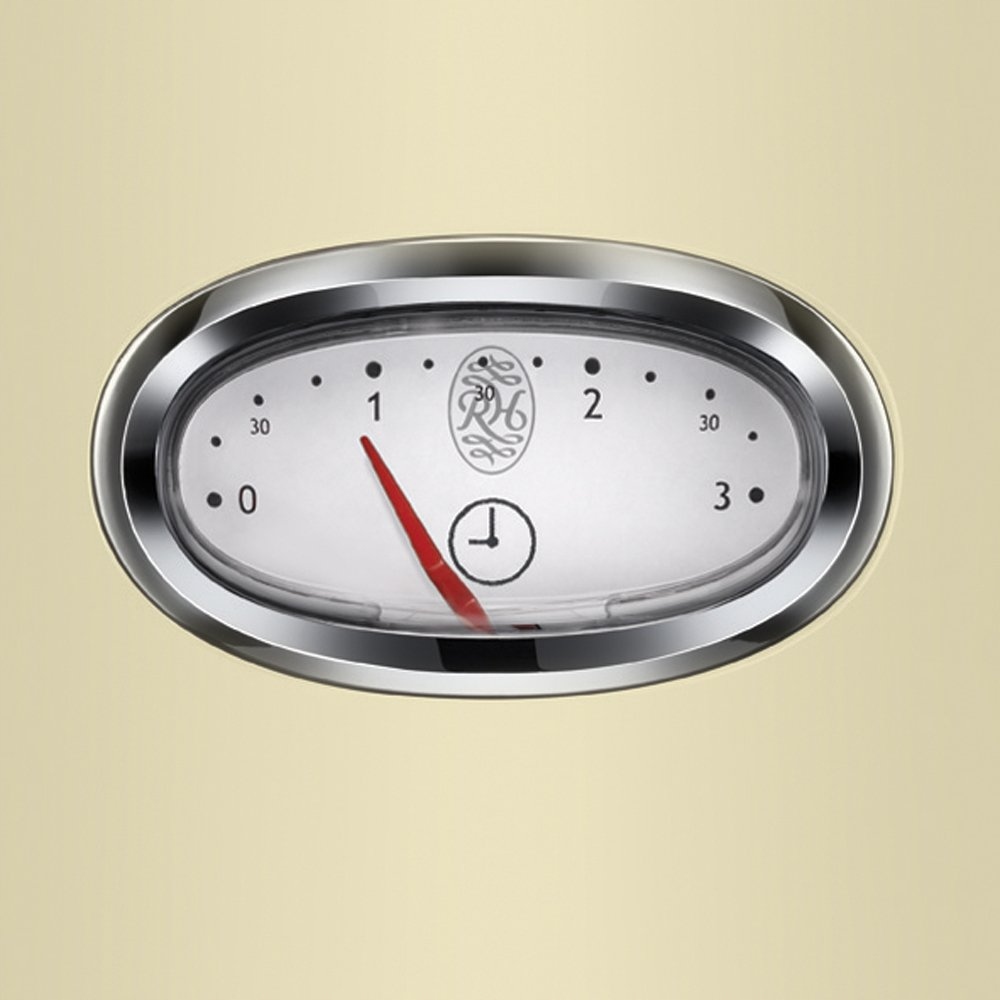 RUSSELL HOBBS Toster Retro Kremowy Stalowy 2 Kromki 1300W 6 Stopni — miniatura 3