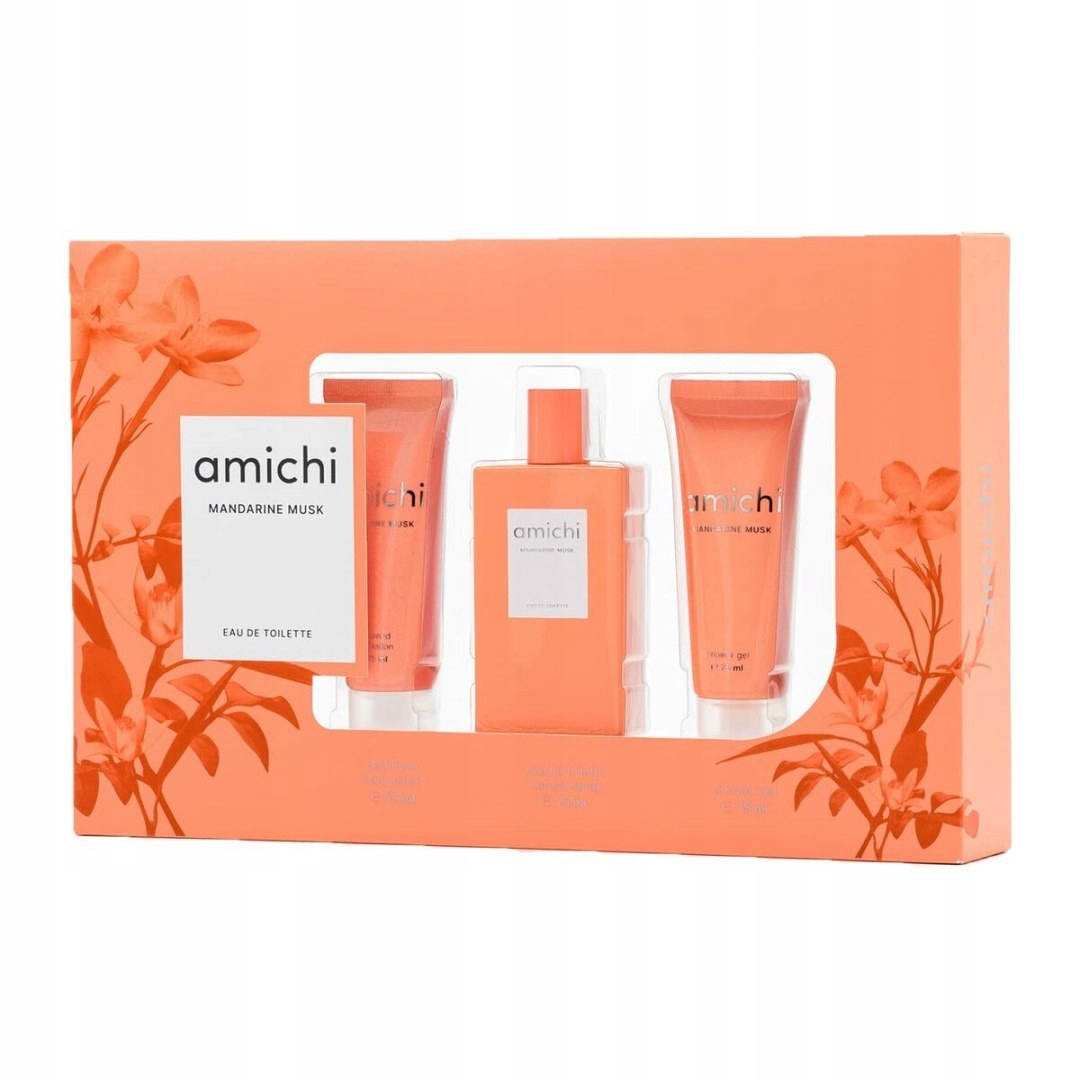 Sada parfémů pro ženy Amichi Mandarine Musk 3 díly