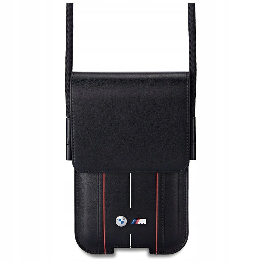 Torebka Bmw Phone Pouch Red Stripes czarny