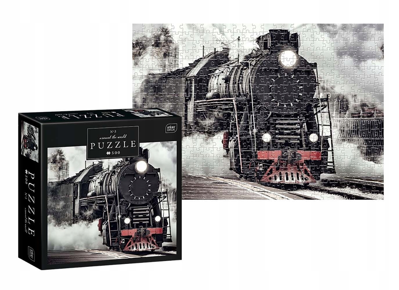 

Puzzle 500 El Lokomotywa Pociąg Interdruk