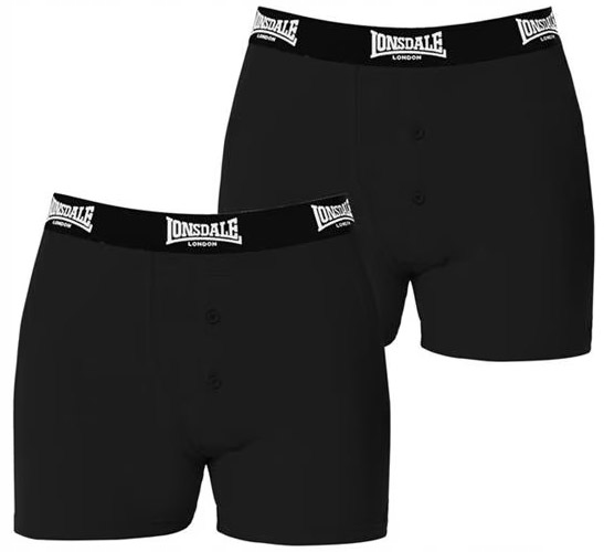 Bokserki Lonsdale Męskie w Pudełku Box 2-PAK Rozmiar XL Jakość
