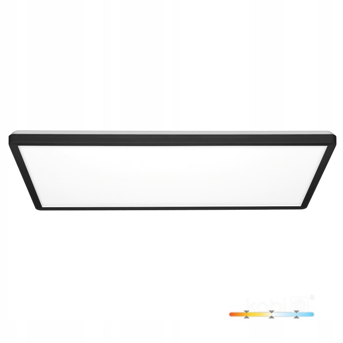 Kobi Plafon lampa sufitowa Nivera prostokątna czarna Led 32W 3CCT IP54