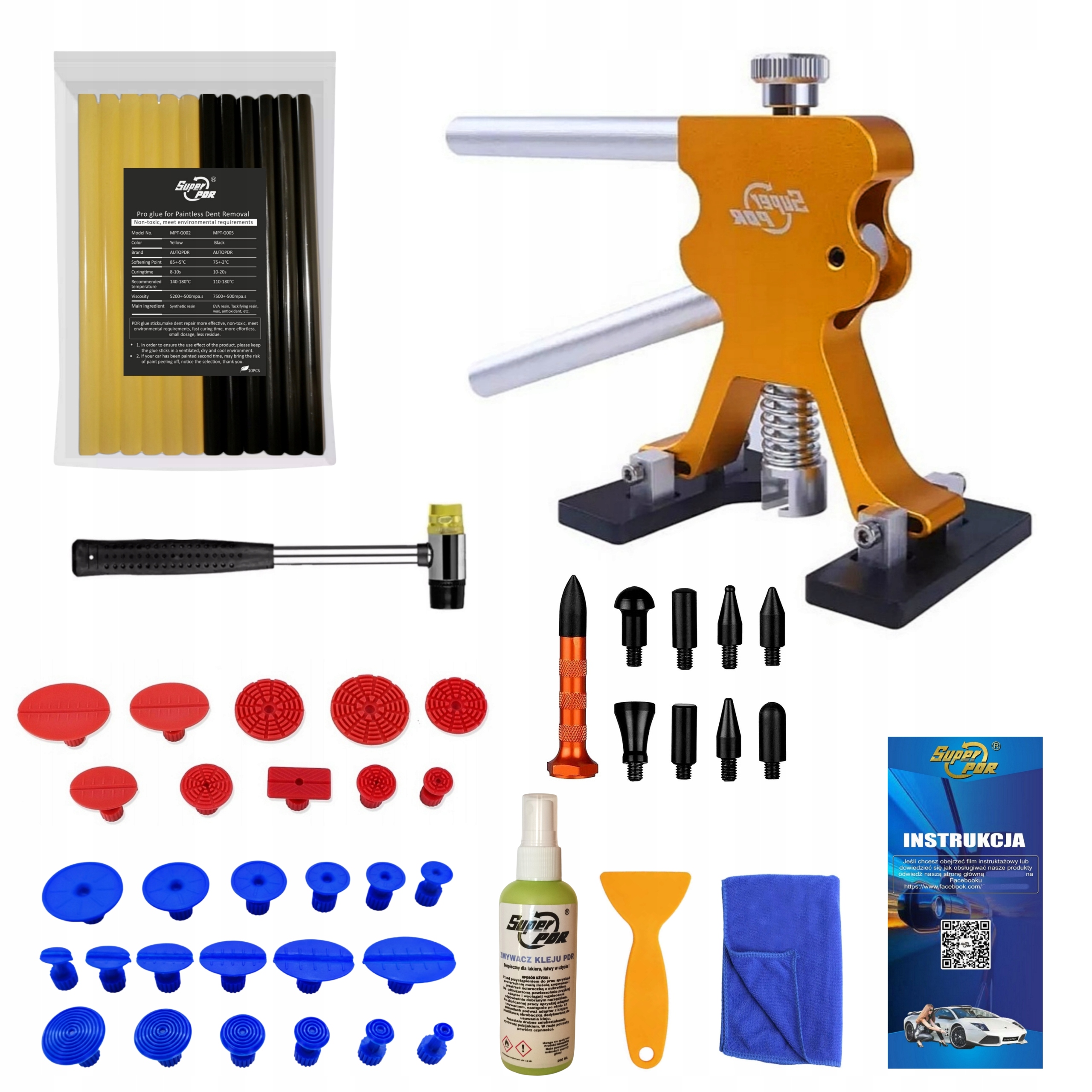 Знімач PDR видалення вм'ятин клейовий пістолет