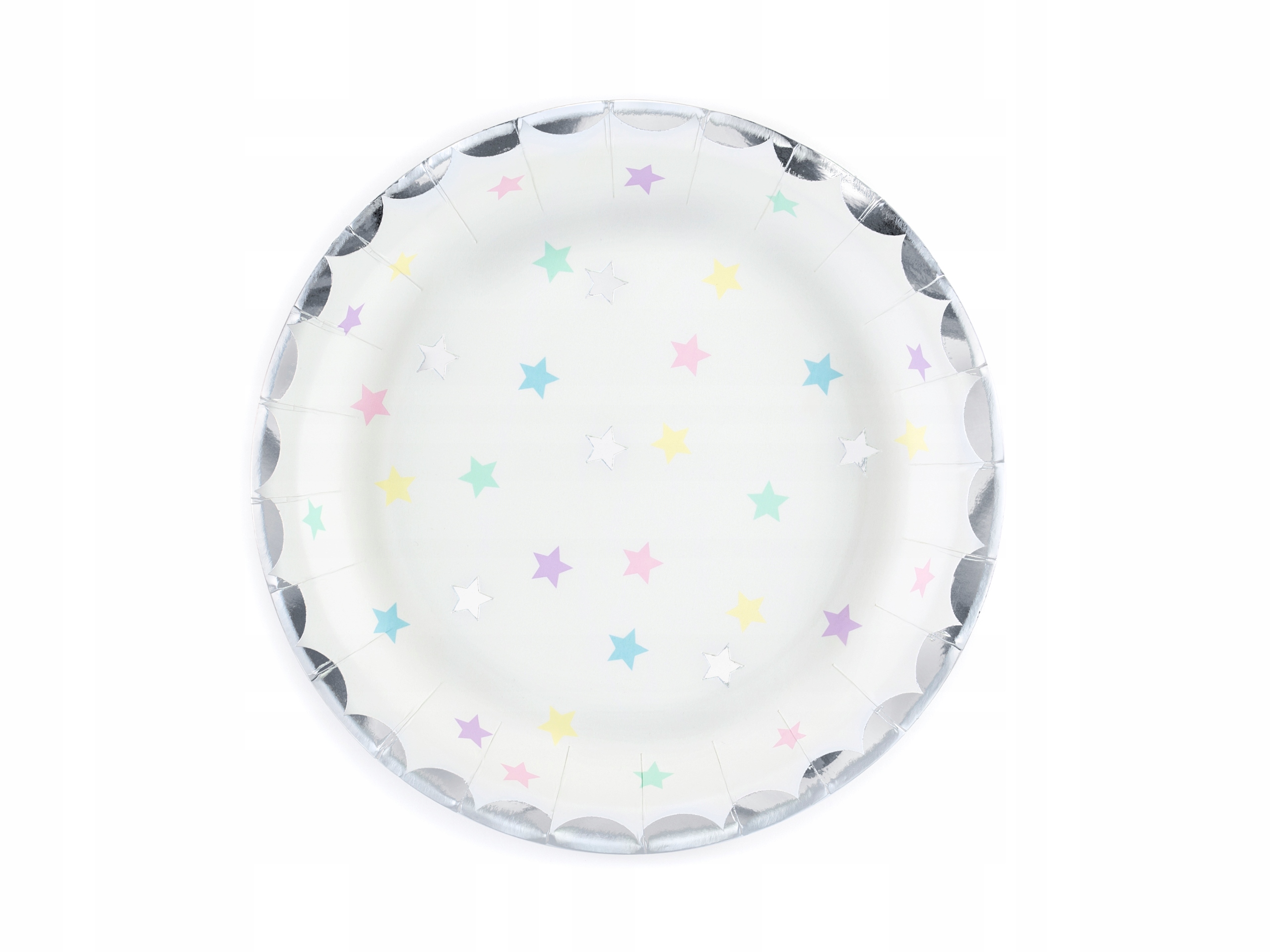 Talerzyki Jednorożec 6szt 18cm