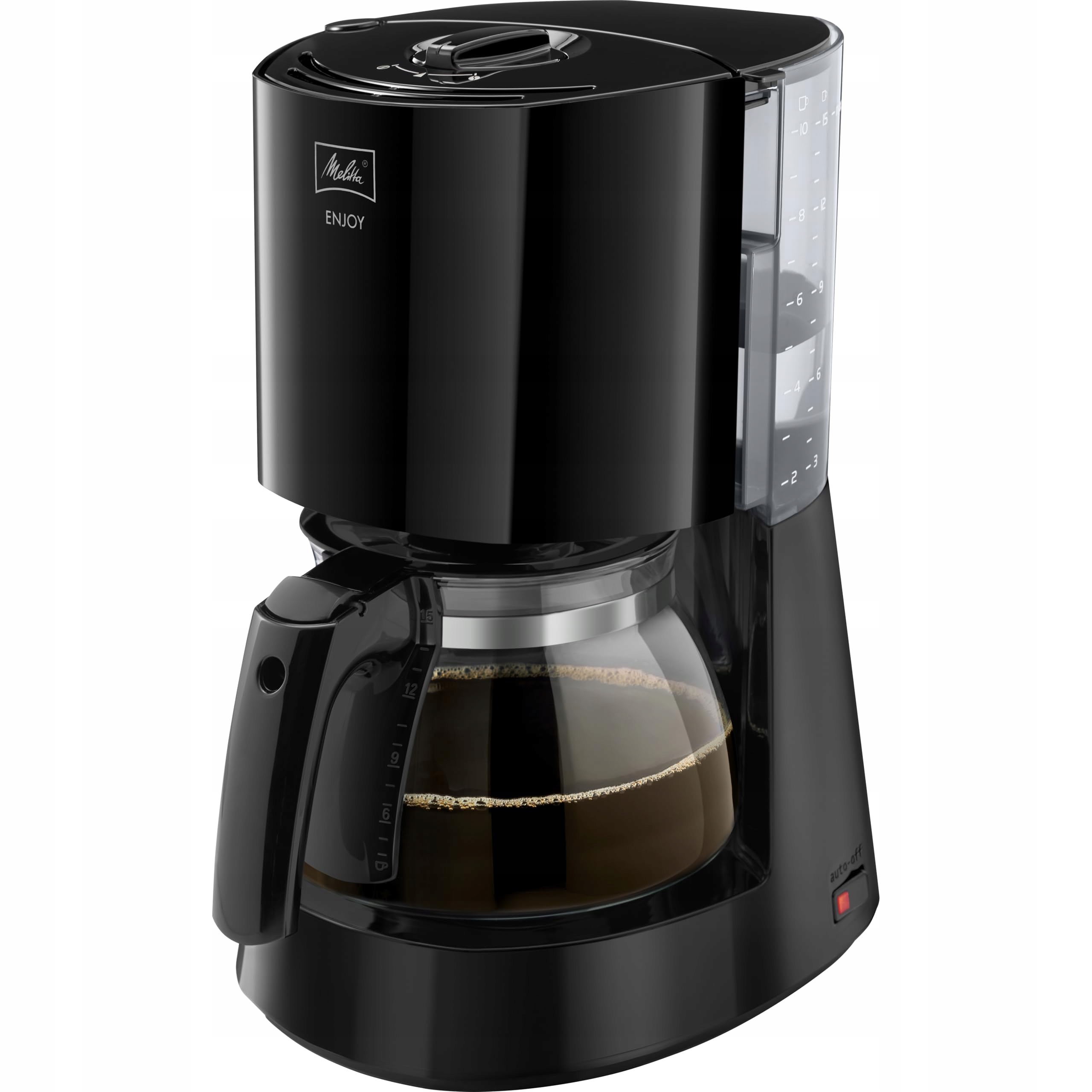 Melitta Enjoy kávovar, překapávaná káva, černá, 10 šálků