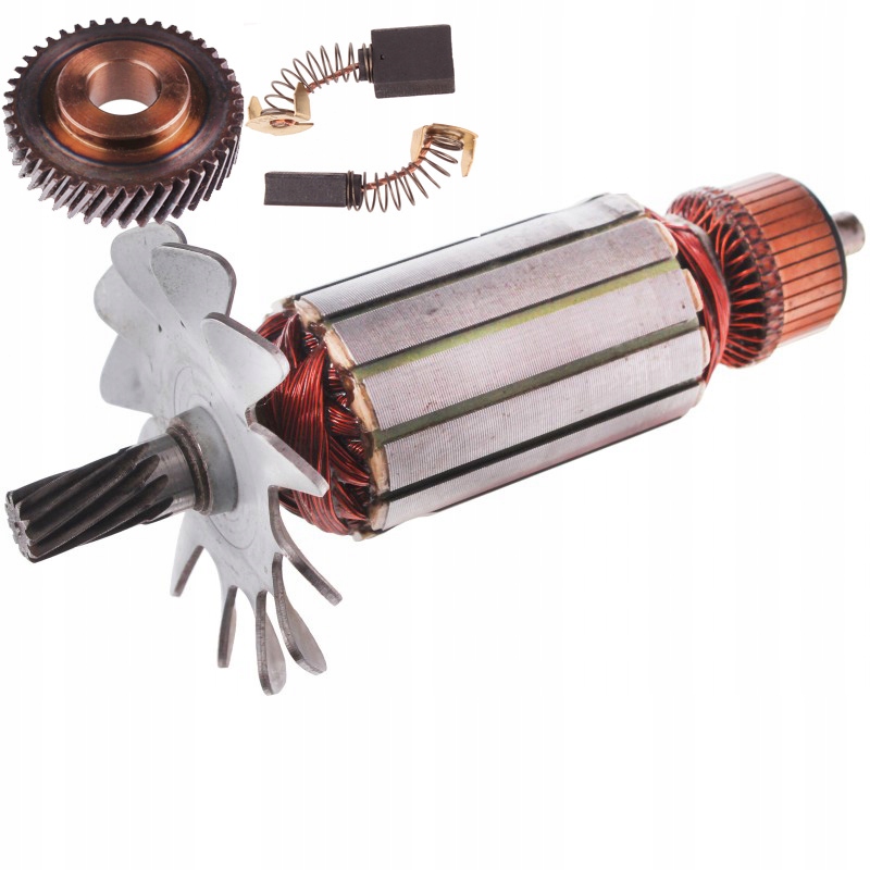 Rotor Makita 2414NB 2414B 518729-9 Kolo Kartáče