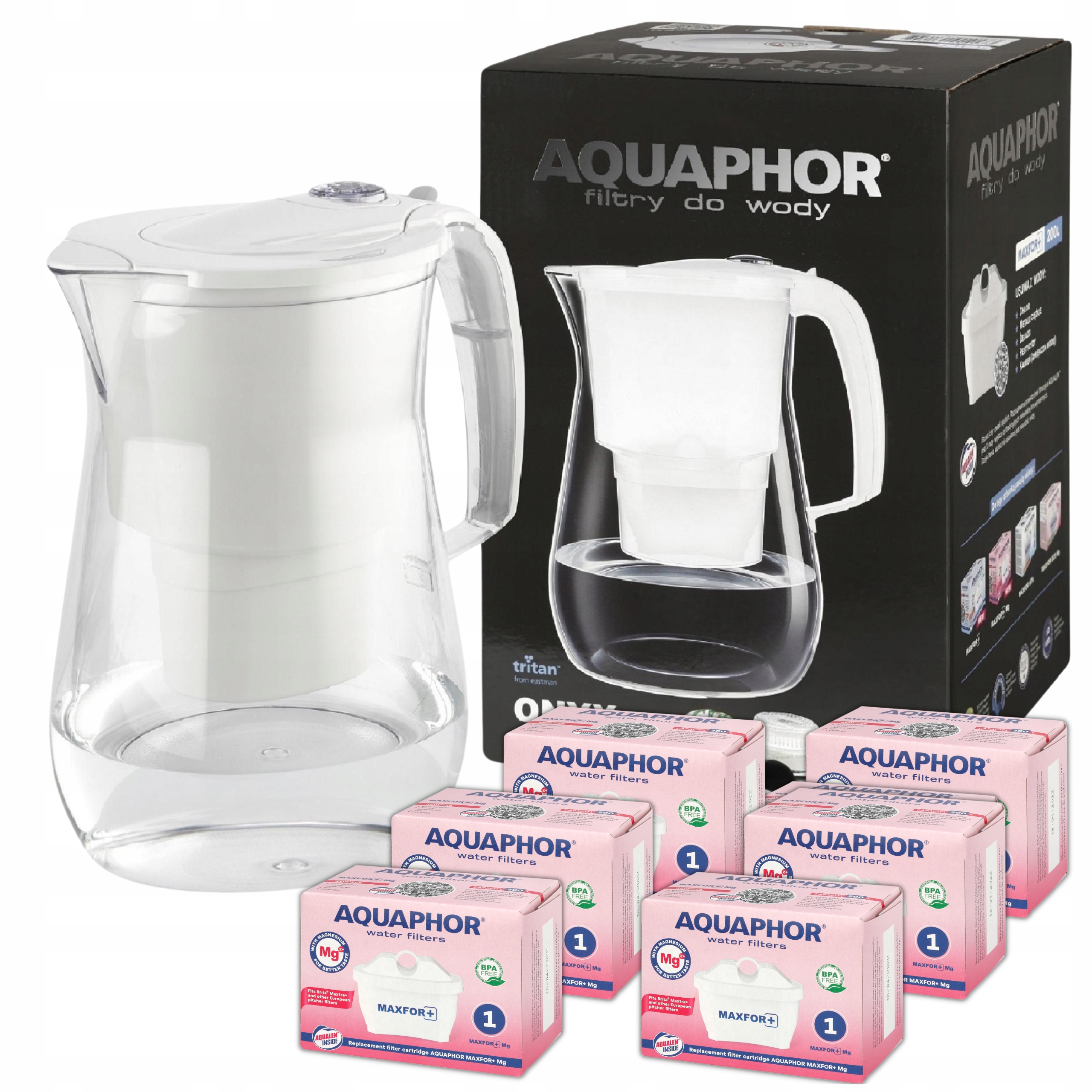 

Dzbanek filtrujący Aquaphor wkład maxfor+ Mg x6