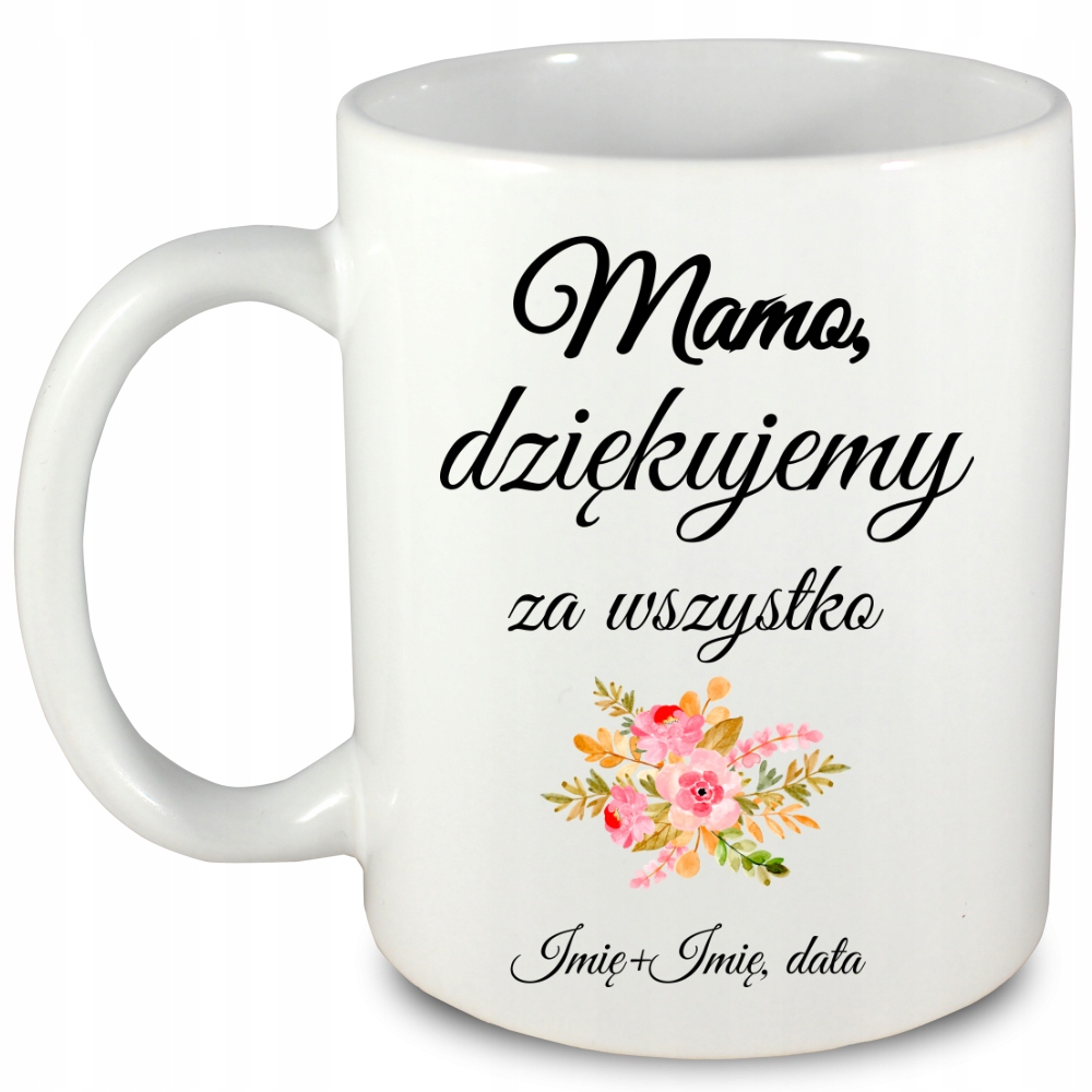 

Kubek podziękowania dla mamy ślub, 1