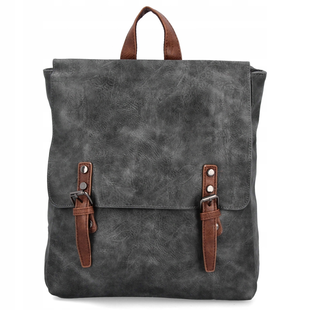 Batoh ve stylu vintage od firmy Herisson 17B336 Šedý