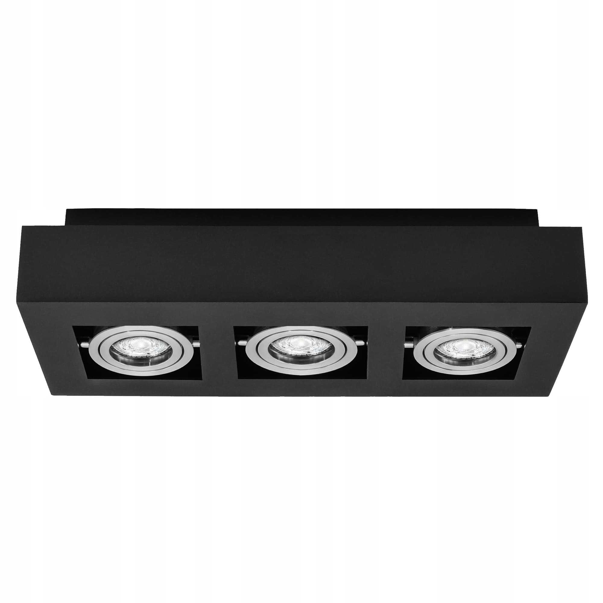 LAMPA SUFITOWA PLAFON LED NATYNKOWY CZARNA 3xGU10 EDO Kod producenta EDO777426