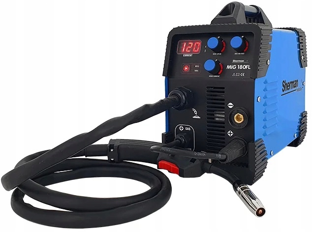 SPAWARKA FLUX 180A SHERMAN DRUT SAMOOSŁONOWY 1KG Model MIG 180FL