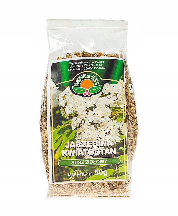 

Jarzębina kwiatostan susz ziołowy NaturaWita 50 g
