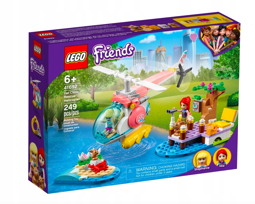 Klocki Lego 41692 Weterynaryjny helikopter ratunkowy