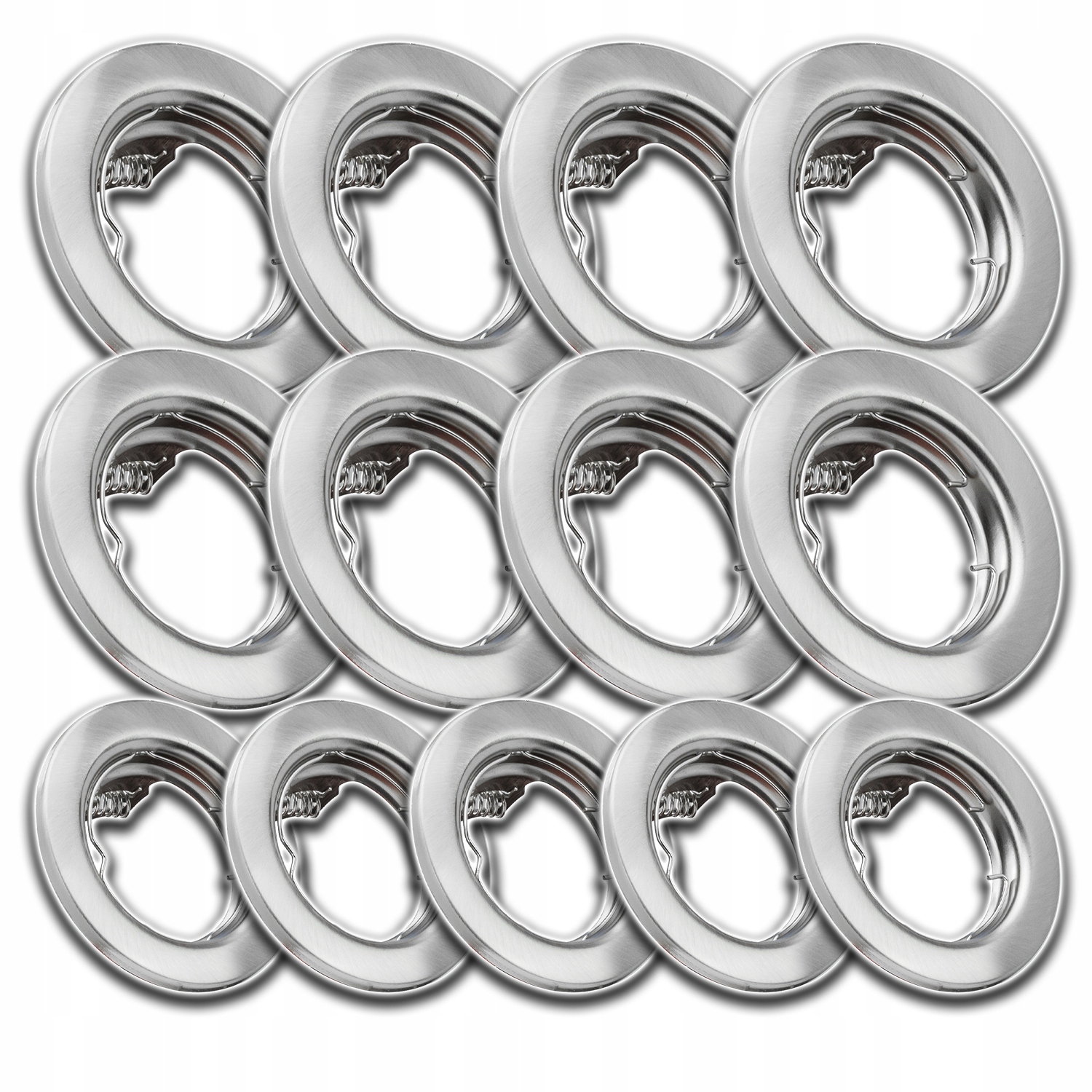 13 x Aluminiové Stropní Svítidlo Podomítkové Očko Na Strop Satén