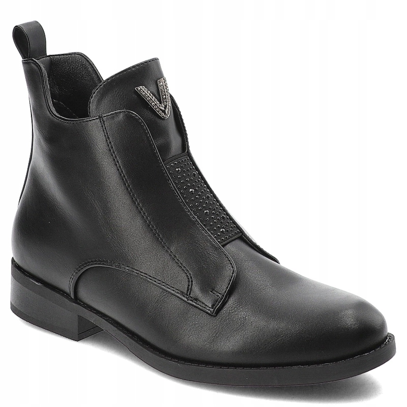 Černé Kotníkové Boty S.Barski Elegantní dámská obuv