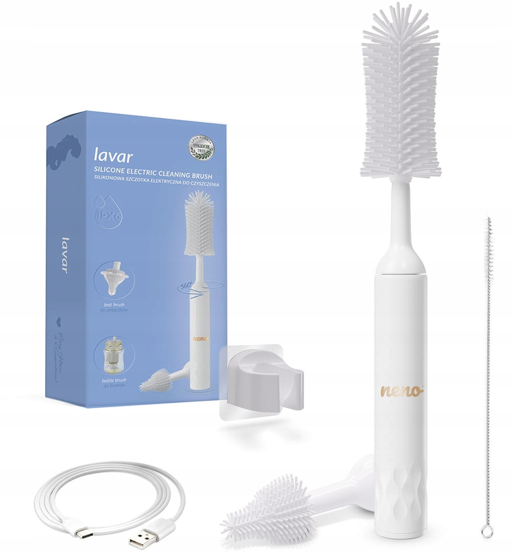 Szczotka elekryczna do mycia butelek,smoczków Neno Lavar