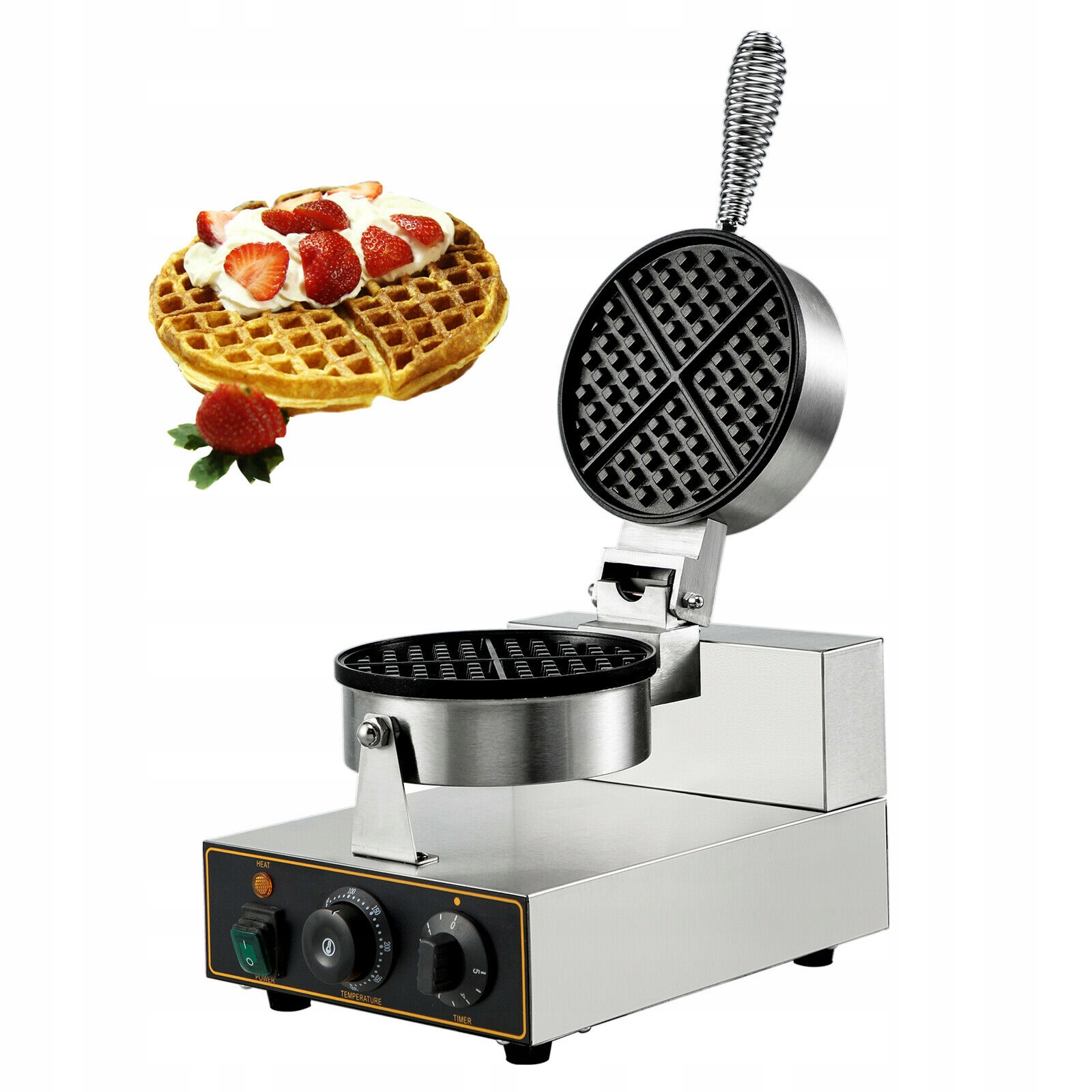 VEVOR Gofrownica Elektryczny 1100W Waffle Baker
