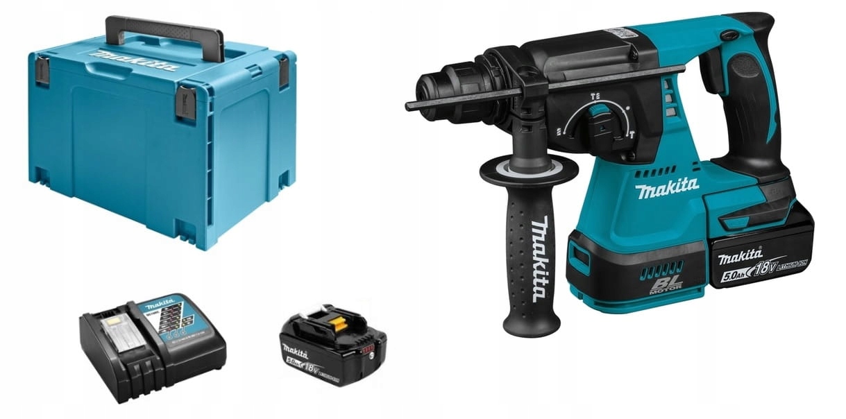 Makita DHR242RTJ Akumulátorová Vrtací Kladivo 18V Sds-plus