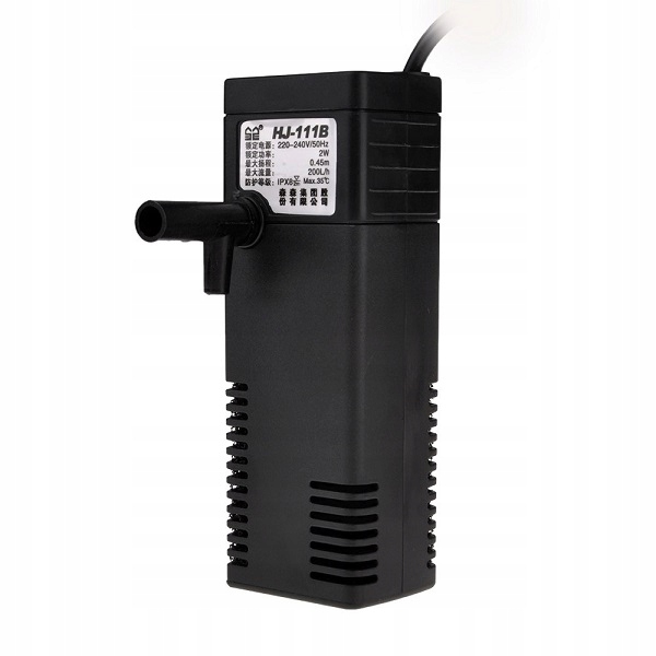 

Filtr Wewnętrzny do akwarium 50L 200l/h HJ-111B