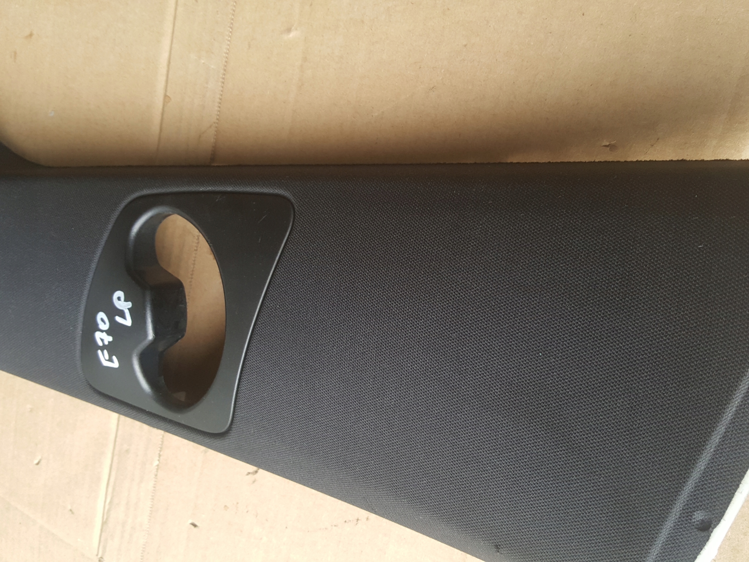 cover cover side SLUPKA B left BMW X5 E70 M black, OE