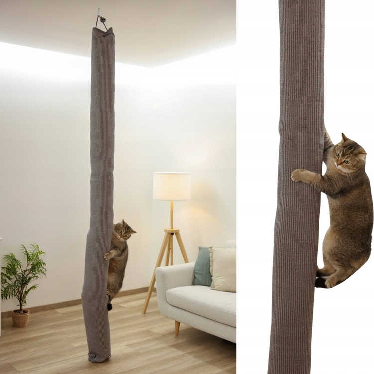 Kerbl Climber Drapak sufitowy worek zabawka do wspinaczki dla kota 240 cm