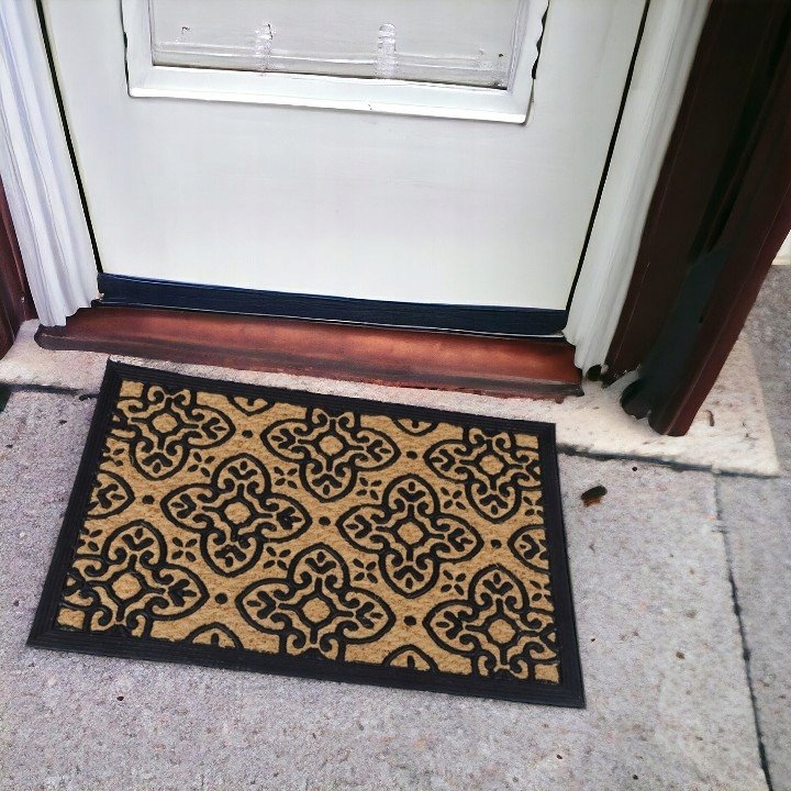 WYCIERACZKA DO BUTÓW KOKOSOWA GUMOWA 40x60 WZÓR Szerokość produktu 40 cm