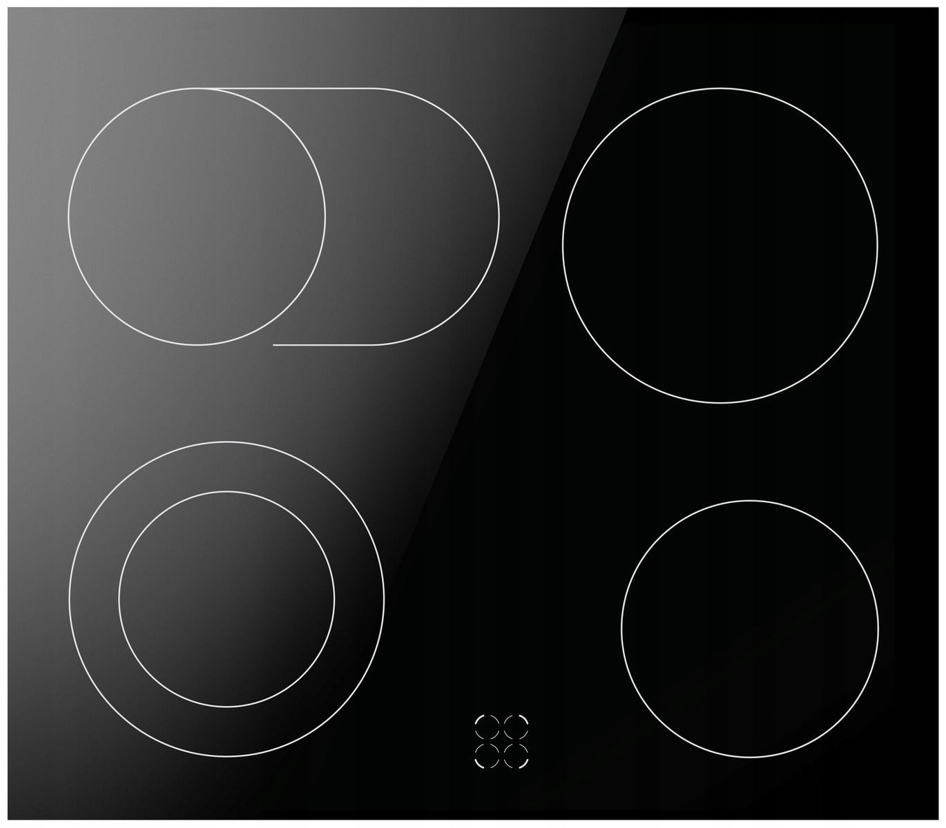 Kuchnia z płytą ceramiczną AMICA CHED37319X X-TYPE Kod producenta CHED37319X