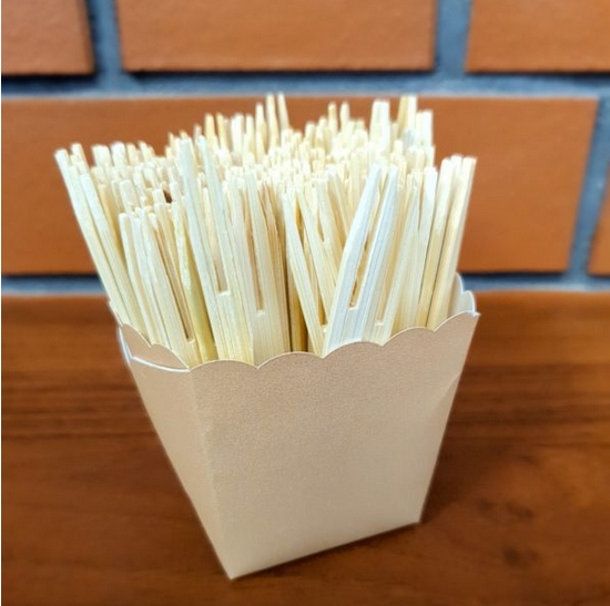 Patyczki bambusowe do przekąsek ''Widelczyk''/100 Kolor inny kolor