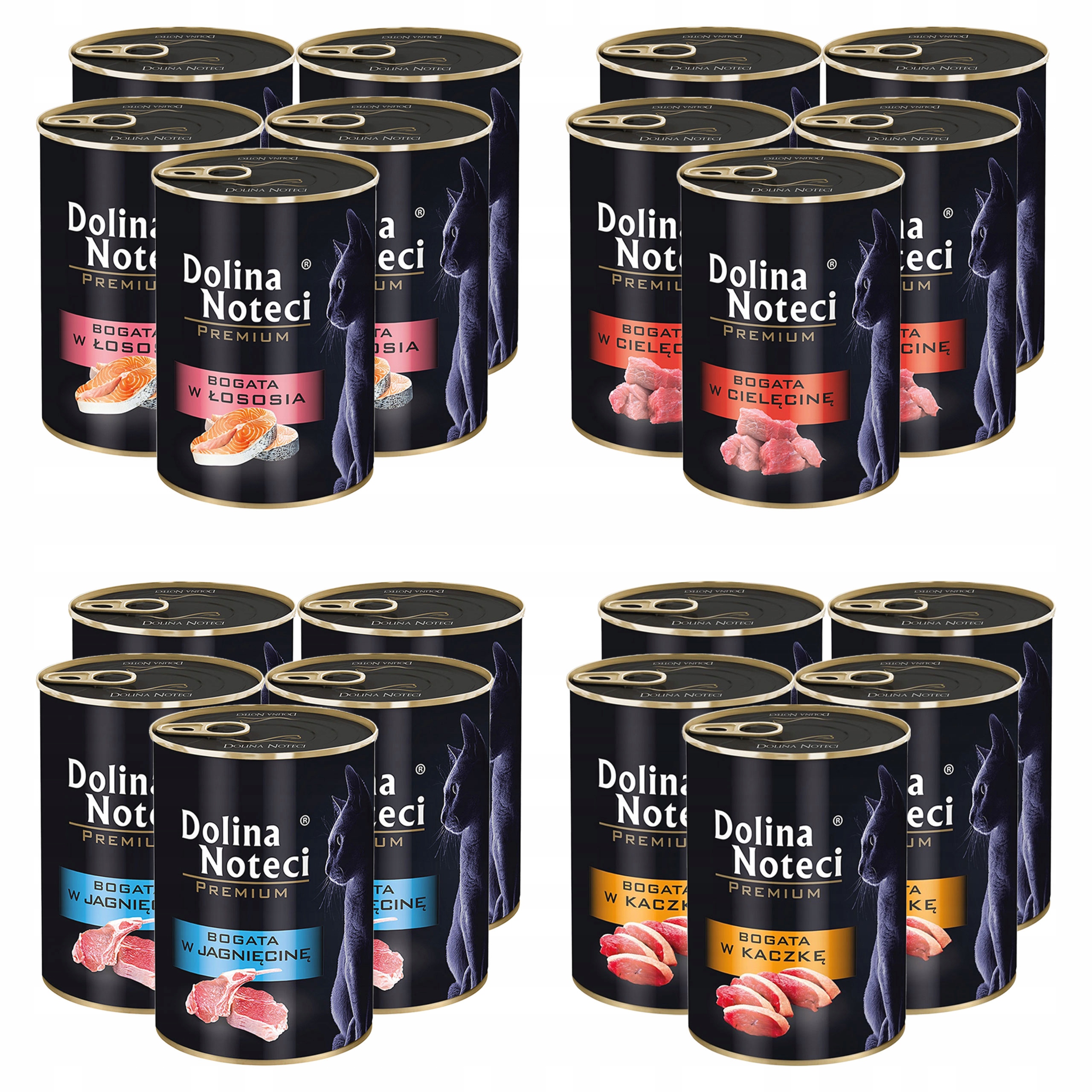 Levně Dolina Noteci Premium Krmivo mokré pro kočky mix chutí 20 x 400 g bez obilovin