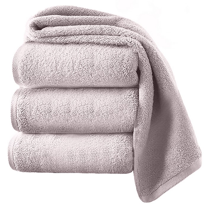 3 ks Ručník 500G Premium Dvoupěstový 70x140 cm 500 g Béžový Komplet