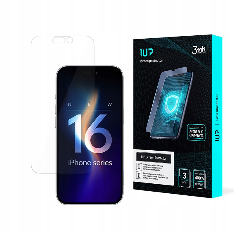 3mk 1UP – Fólie pro iPhone 16 Pro Max (3 kusy)