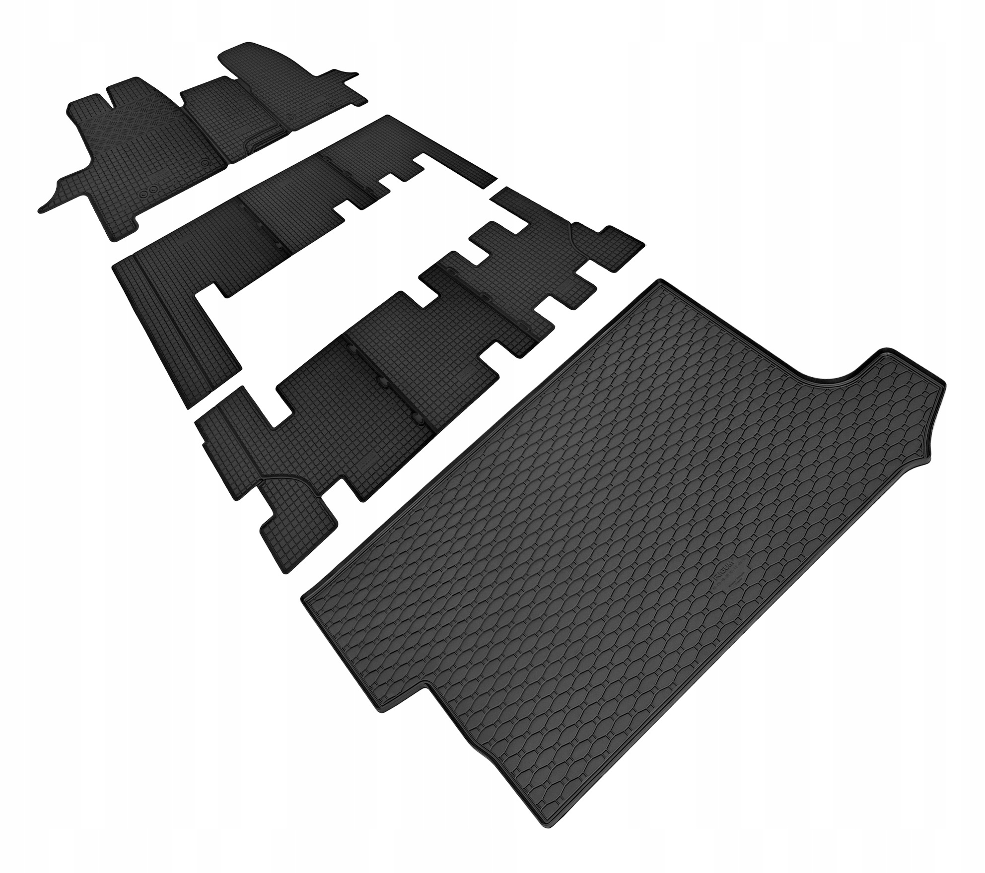 Dywaniki i mata do bagażnika do Ford Transit Custom L2, 8 miejsc 2012-2018 Stan opakowania oryginalne