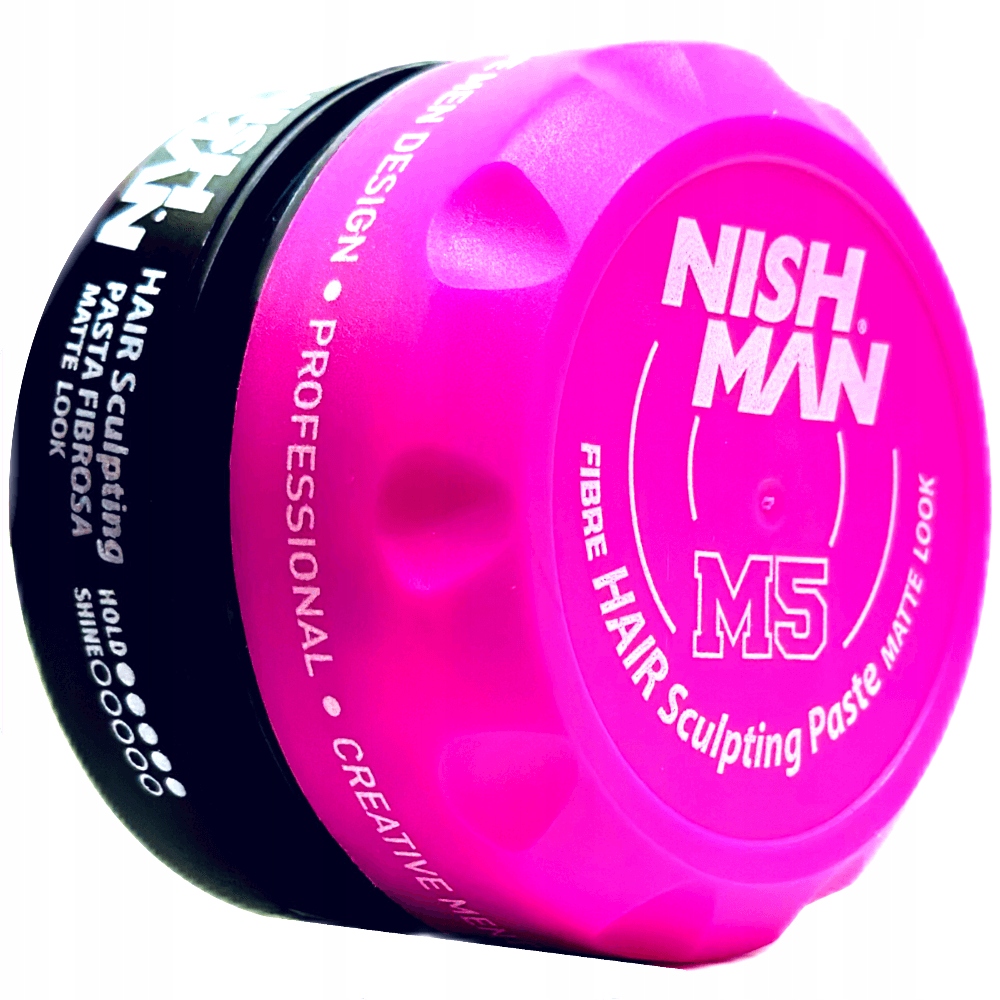 Pomada NISHMAN M5 FIBER PASTE MATTE LOOK 100ml Poziom utrwalenia mocny