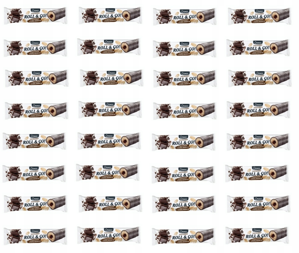 Levně 32x 30g bez lepku čokoládové tyčinky Roll & Go v tyčinka