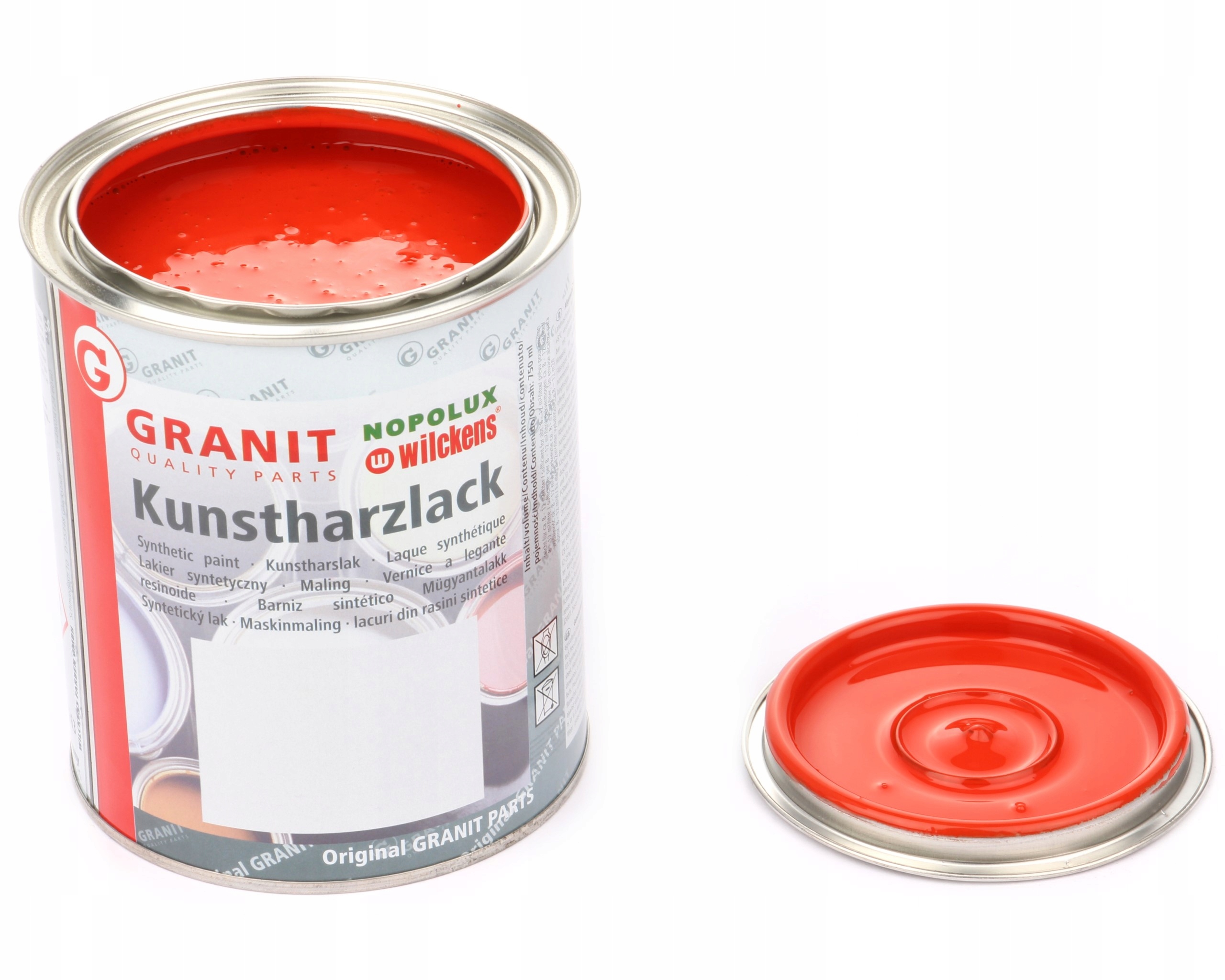 lak, barva Gutbrod červená 1l Wilckens Granit