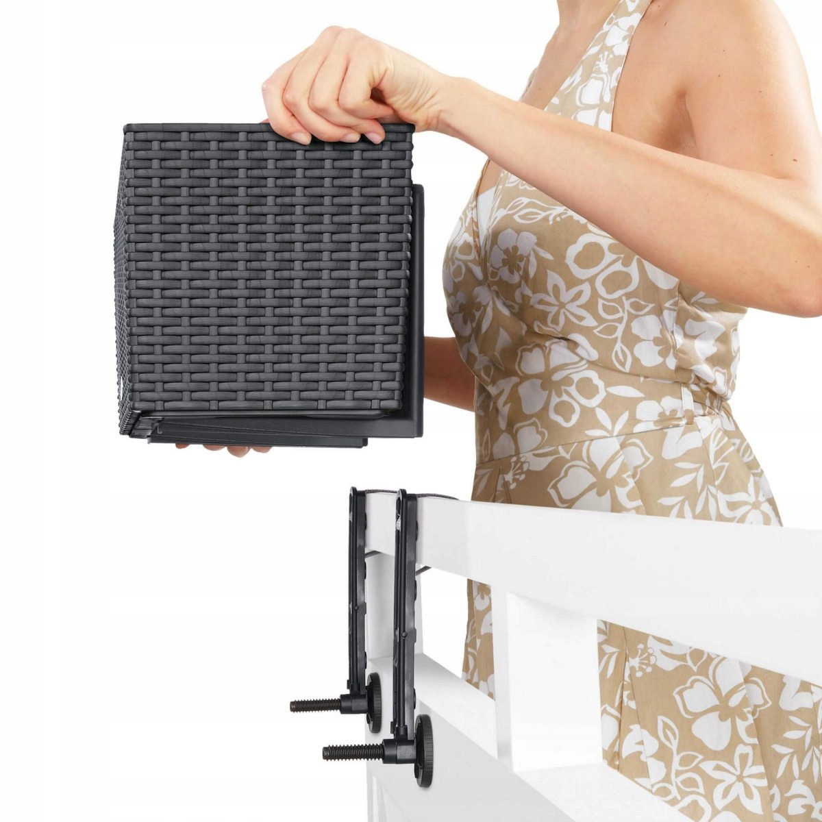 BALCONERA uchwyt balkonowy biały Stan opakowania oryginalne