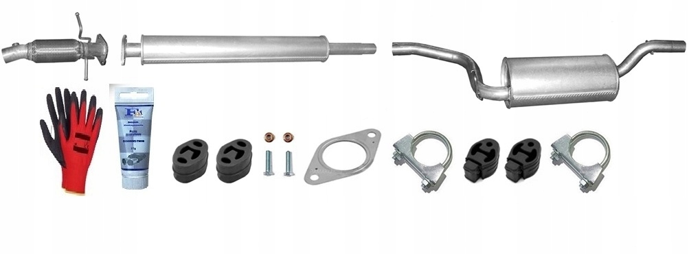 Ford Focus C-max 2.0i 16V 107kW (2004-2007) Trubka Tlumič +bonus