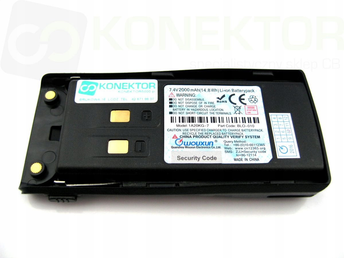 Bateria Wouxun KG-UV9D 9K 9P akumulator 2000mAh