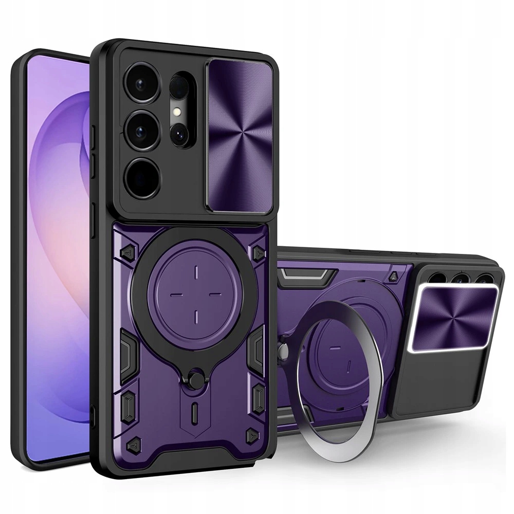 Techsuit etui CamGuard Pro aparatu Samsung Galaxy S26 Ultra fioletowe